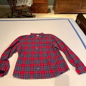 J Crew Plaid Button-front shirt